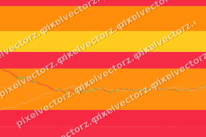 Soft pastel chart background in orange and amber