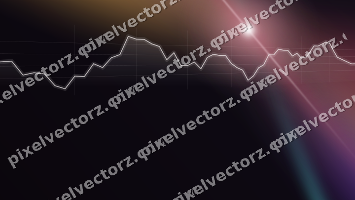 Leuchtender Neon Diagramm Hintergrund in Rosa und Bernstein