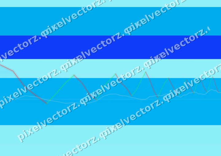 Soft pastel chart background in cyan and teal