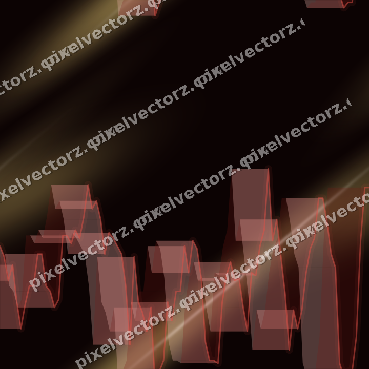 Nahtloser Neon Diagramm Hintergrund in Rot und Orange