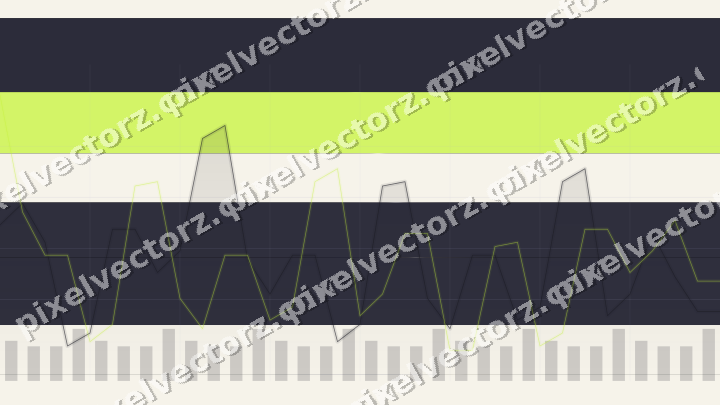 Glowing neon chart background in blue and purple