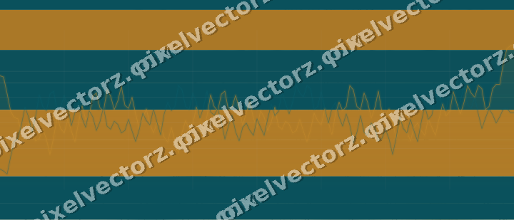 Soft pastel chart background in amber and dark teal