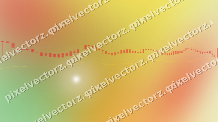 Soft pastel chart background in red and orange