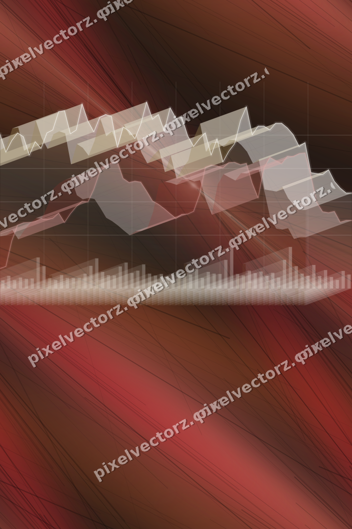 Nahtloser Neon Diagramm Hintergrund in Rot und Bernstein