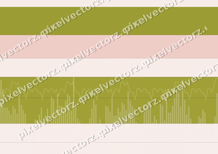 Glowing neon chart background in yellow and red