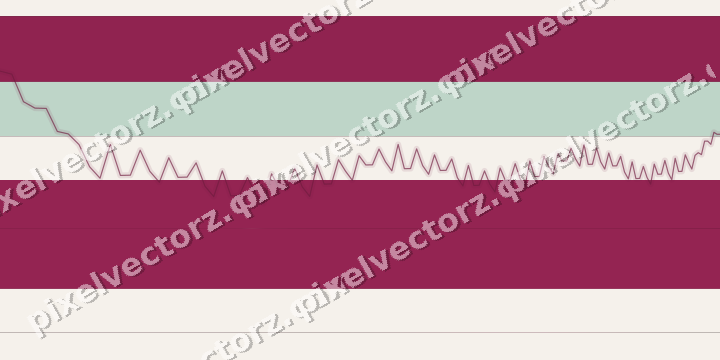 Glowing neon chart background in pink and green