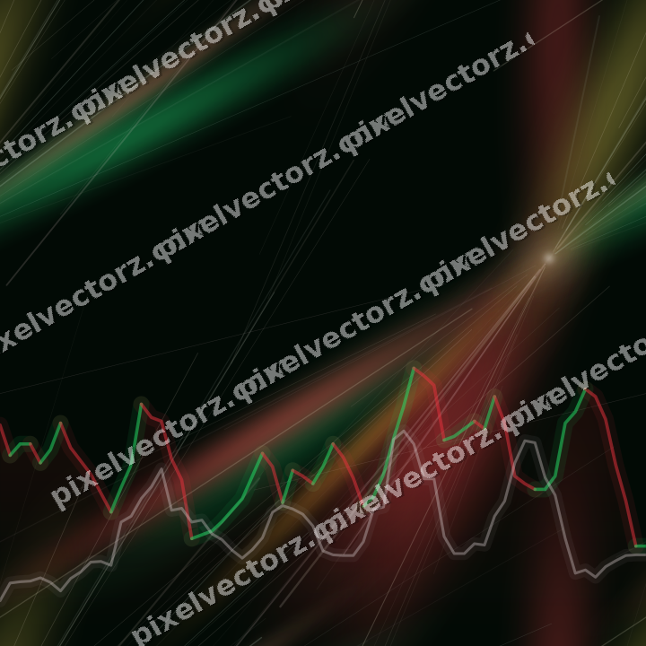 Nahtloser Neon Diagramm Hintergrund in Rot und Orange