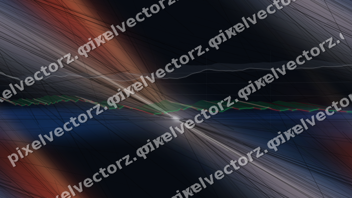 Nahtloser Neon Diagramm Hintergrund in Blau und Rot