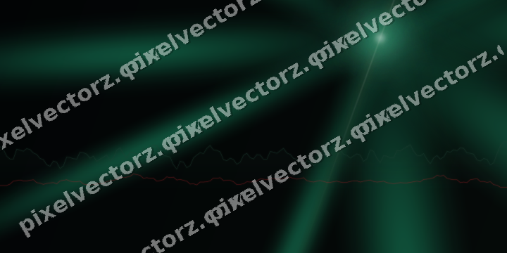 Glowing neon chart background in green and red