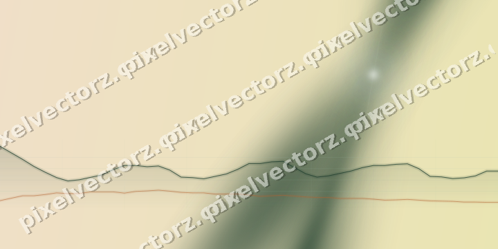 Soft pastel chart background in dark green and orange