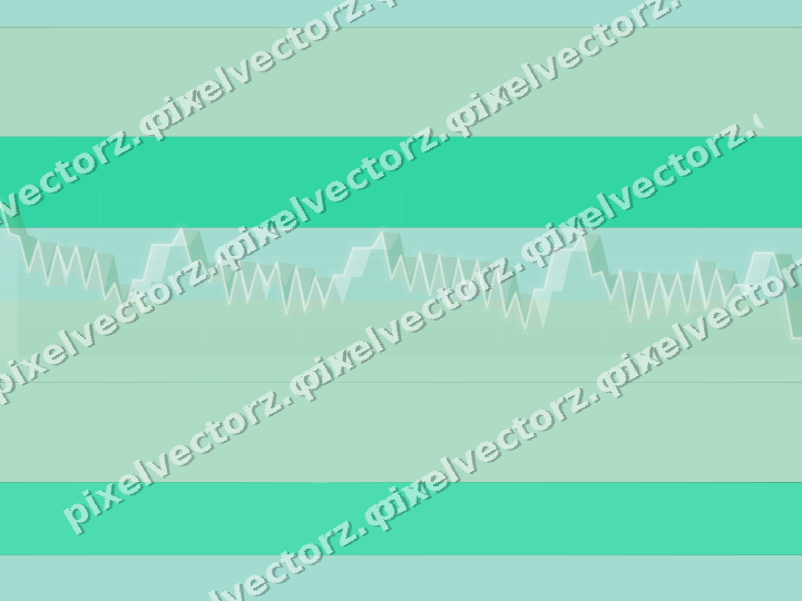 Glowing neon chart background in green and teal