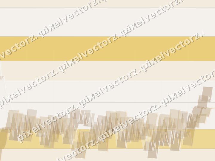 Glowing neon chart background in amber and orange