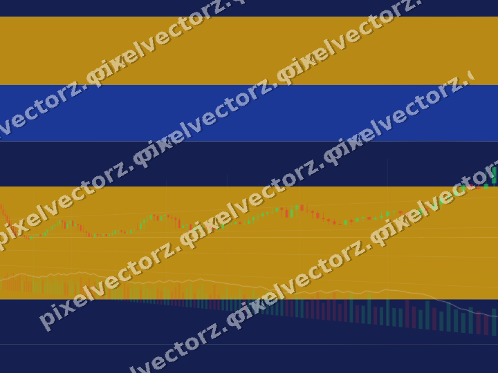Soft pastel chart background in amber and blue