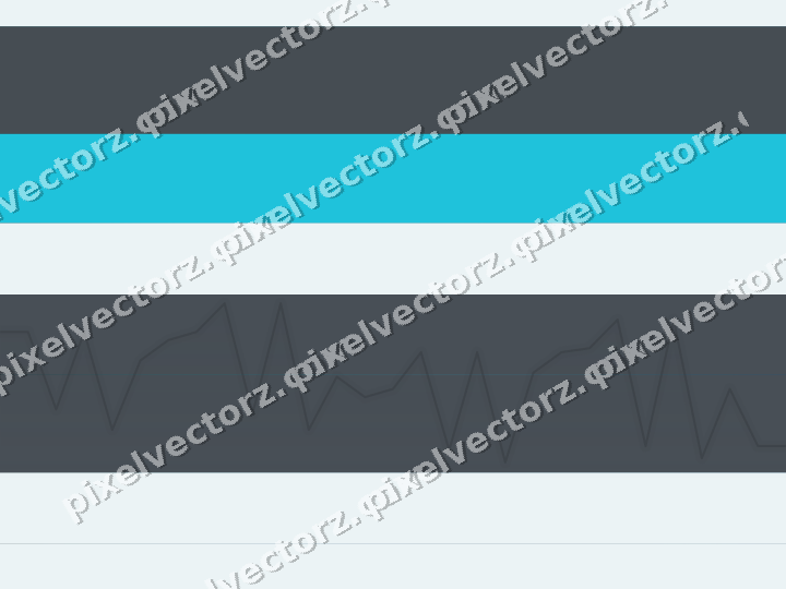 Glowing neon chart background in blue and teal