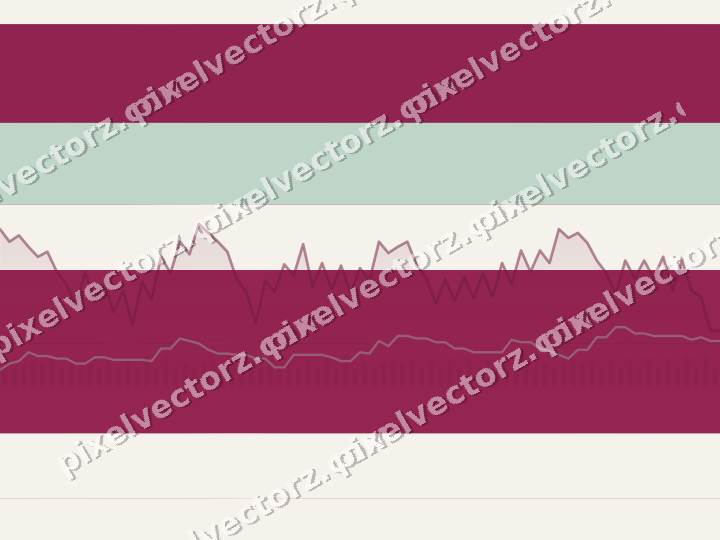 Glowing neon chart background in dark pink and green