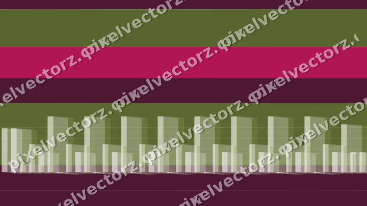 Soft pastel chart background in lime and pink