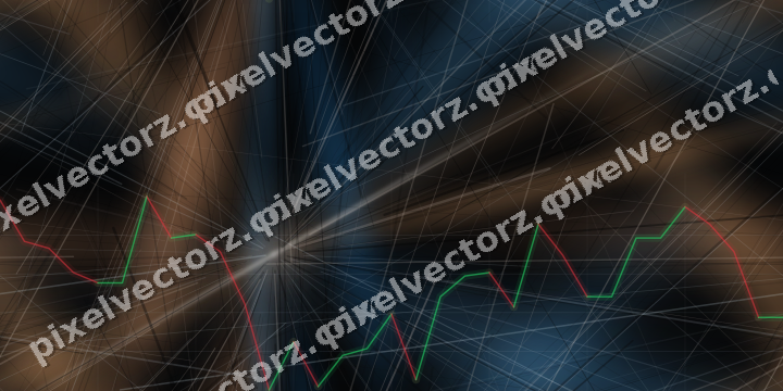 Nahtloser Neon Diagramm Hintergrund in Blau und Orange