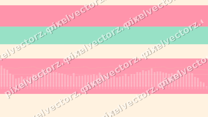 Soft pastel chart background in pale pink and pale amber