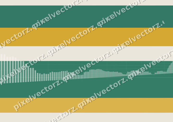 Soft pastel chart background in amber and green