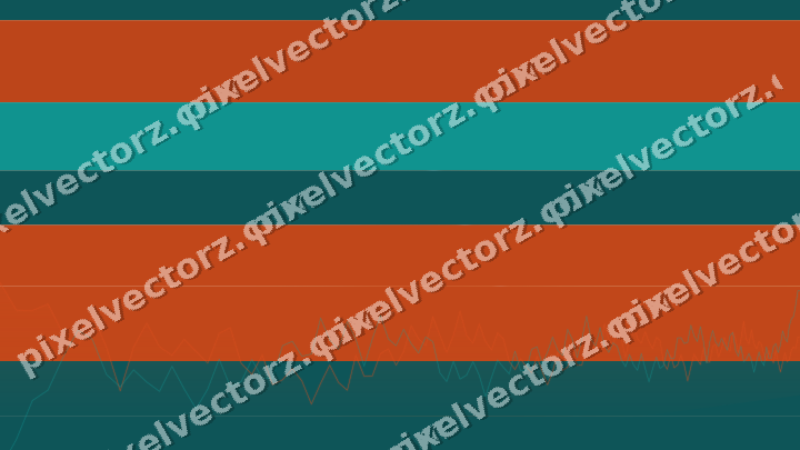 Soft pastel chart background in orange and teal