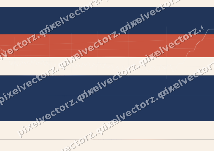 Glowing neon chart background in blue and red