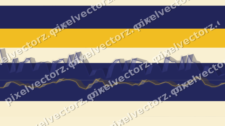 Soft pastel chart background in dark blue and amber