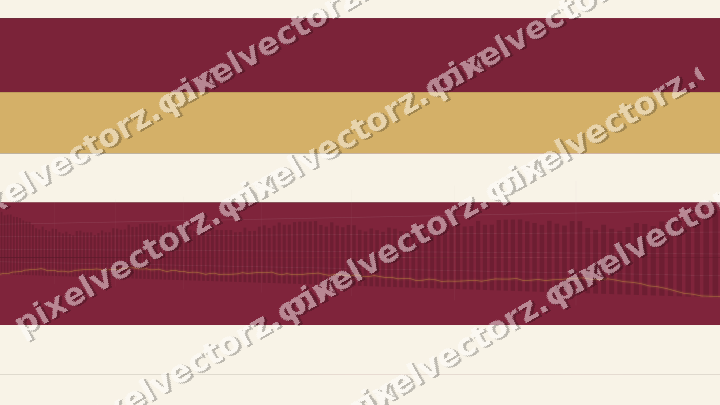 Glowing neon chart background in pink and amber