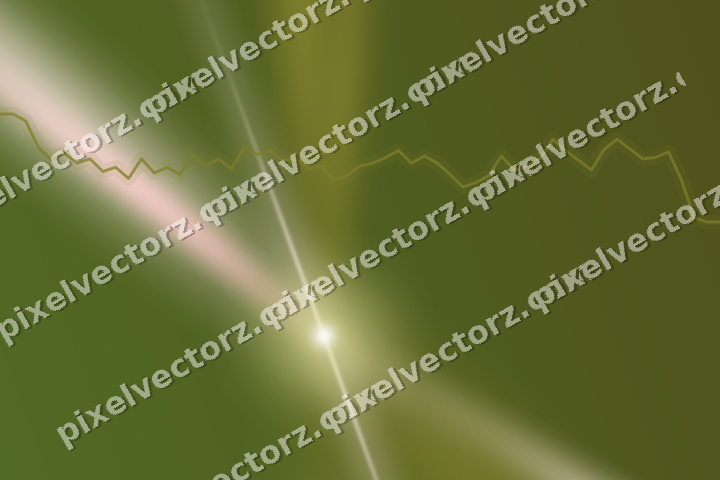 Glowing neon chart background in yellow and red