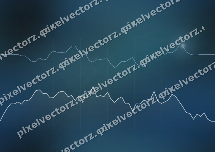 Nahtloser Neon Diagramm Hintergrund in Blau und Petrol