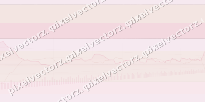 Glowing neon chart background in pink and red