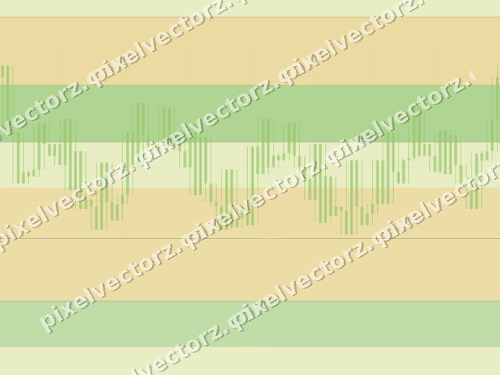 Glowing neon chart background in lime and yellow