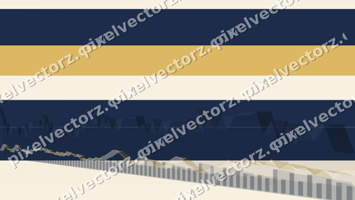 Soft pastel chart background in dark blue and amber