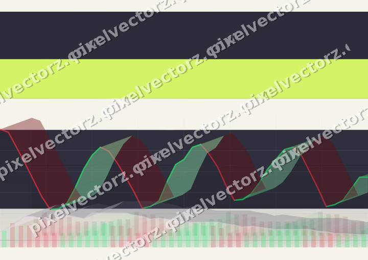 Glowing neon chart background in blue and purple
