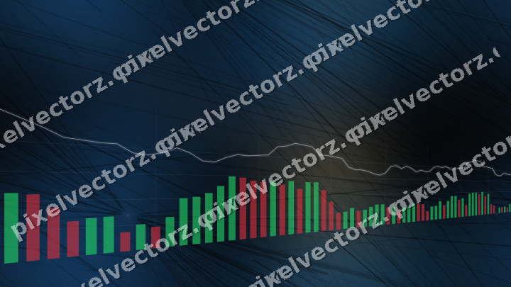 Nahtloser Neon Diagramm Hintergrund in Blau und Rot