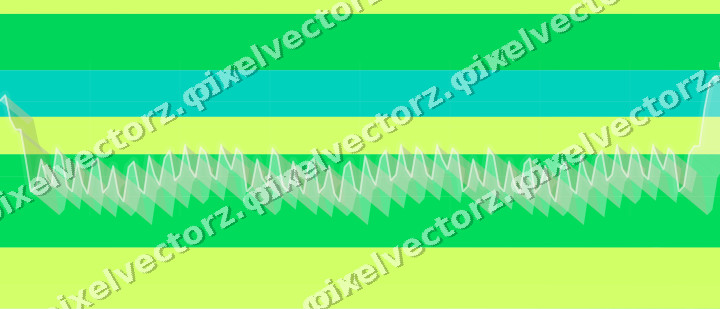 Soft pastel chart background in green and lime