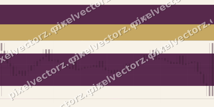 Glowing neon chart background in magenta and amber
