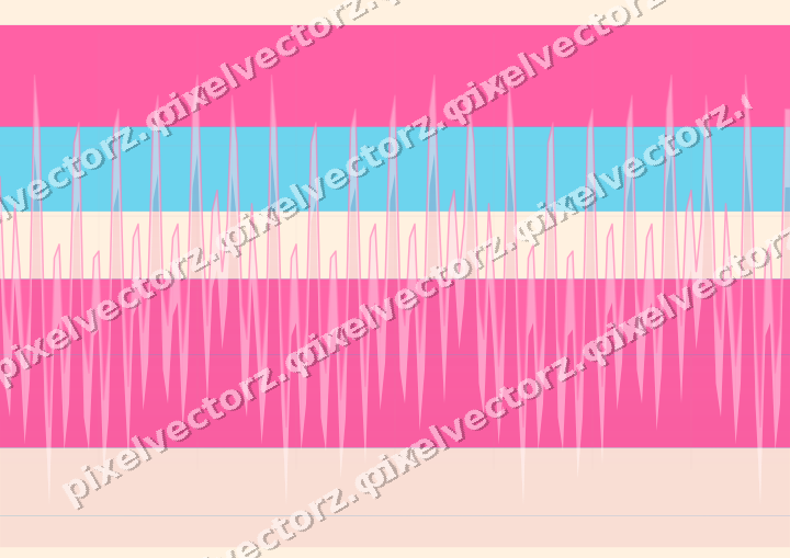 Glowing neon chart background in pink and cyan