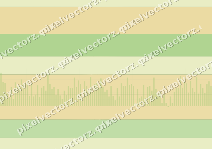 Glowing neon chart background in lime and yellow