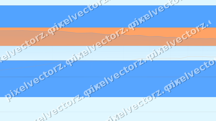Glowing neon chart background in blue and red