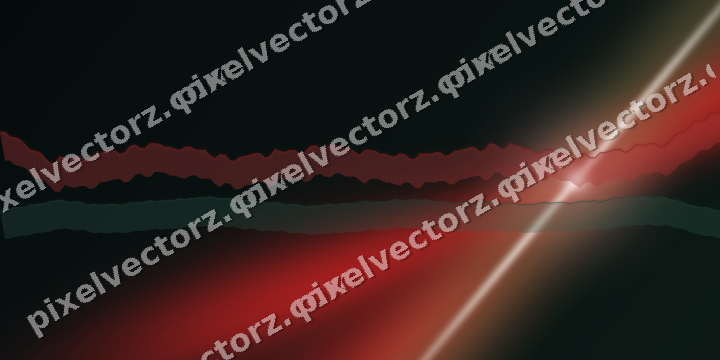 Glowing neon chart background in red and green