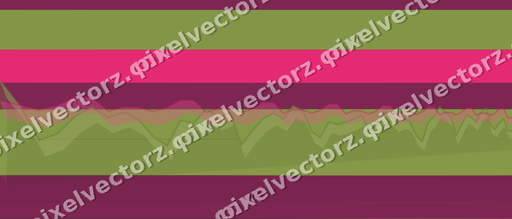 Glowing neon chart background in lime and pink