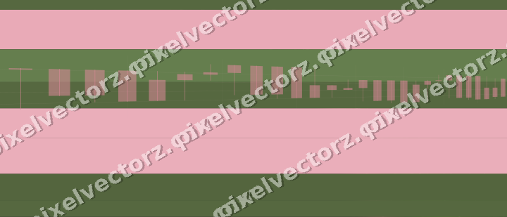 Glowing neon chart background in pink and lime