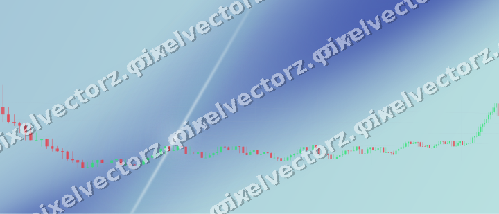 Soft pastel chart background in blue and cyan