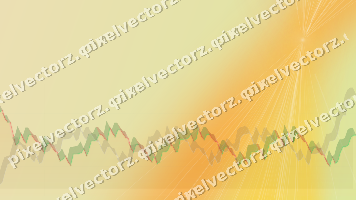 Soft pastel chart background in orange and amber