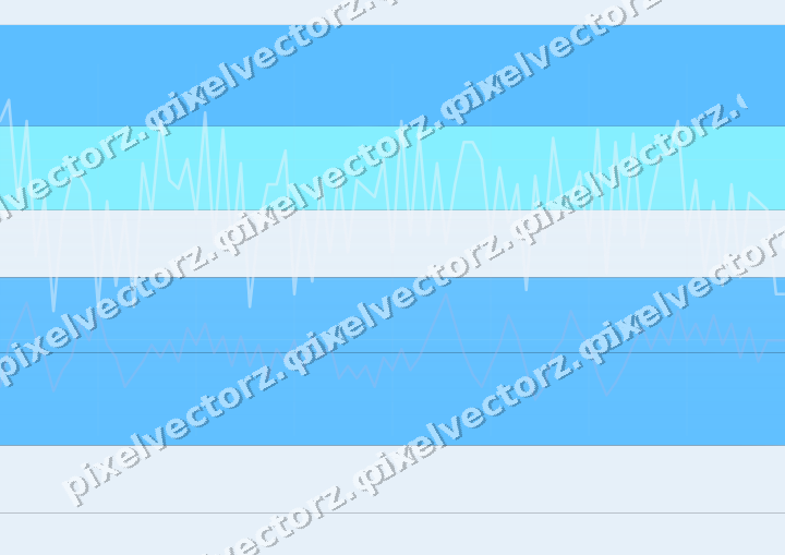 Glowing neon chart background in cyan and blue