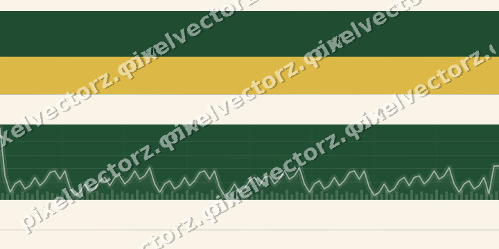 Glowing neon chart background in green and amber