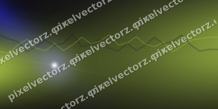 Glowing neon chart background in blue and purple
