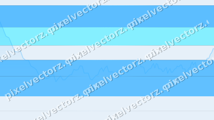 Glowing neon chart background in cyan and blue