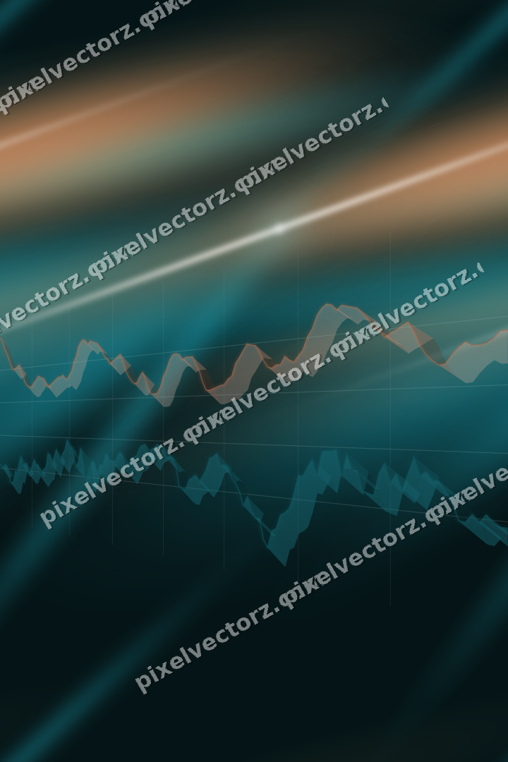 Nahtloser Neon Diagramm Hintergrund in Petrol und Orange