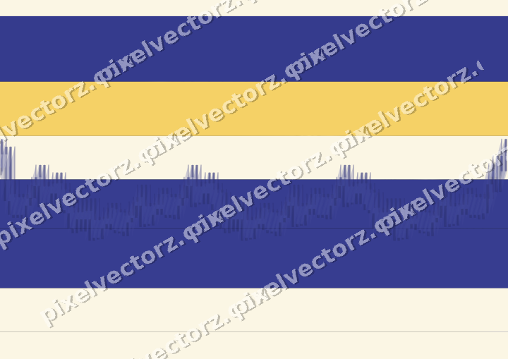 Glowing neon chart background in blue and amber
